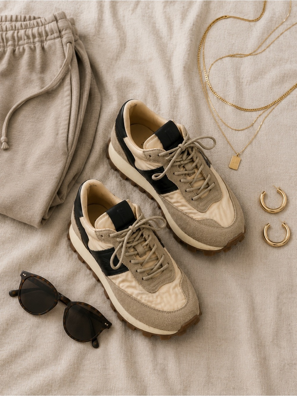 TOD’S 1T Made in Italy Suede Leather Chunky Sneakers Women’s 8.5